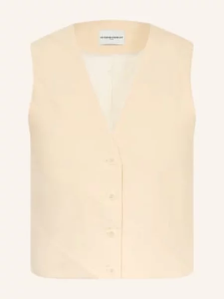 Claudie Pierlot Kamizelka Typu Blazer Z Koronką gelb