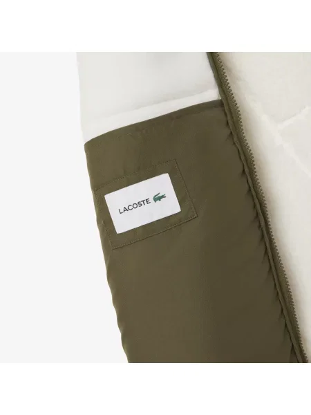 Lacoste Kurtka Z Zamkiem Z Blokadą Koloru Regular Fit biała