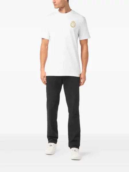 Tricou Billionaire cu broderie alb