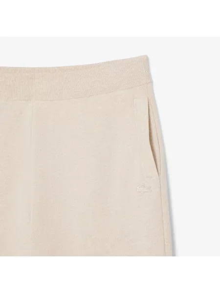 Lacoste Spodnie Interlock O Luźnym Kroju beżowe