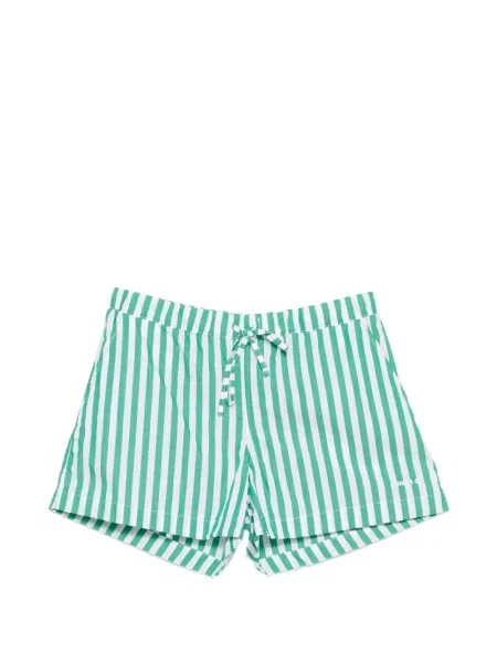 Șnur de strângere pantaloni scurți Hunza G cu dungi verde