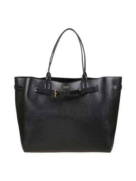 Shopperka Tom Ford skórzana czarna