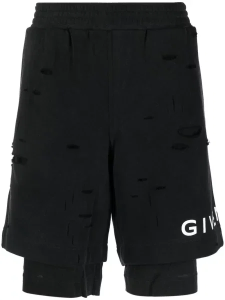 Kraťasy Givenchy s potiskem černé