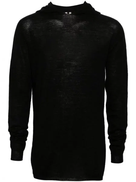 Hanorac cu glugă Rick Owens de lână