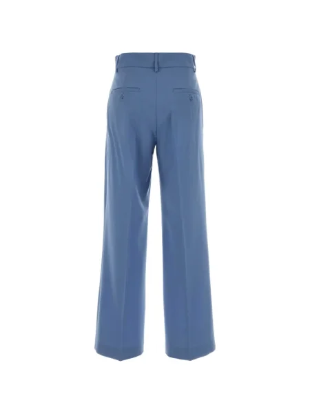 Μάλλινο παντελόνι Weekend Max Mara μπλε