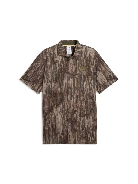Golfowa koszulka polo PUMA x REALTREE Camo Akcesoria M zielony