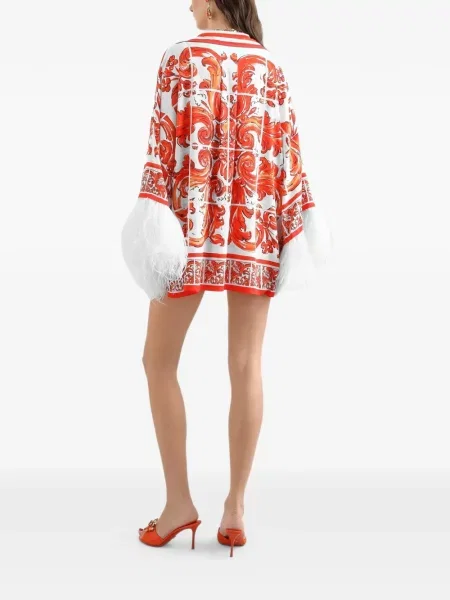 Cămașă Dolce & Gabbana cu imagine roșu
