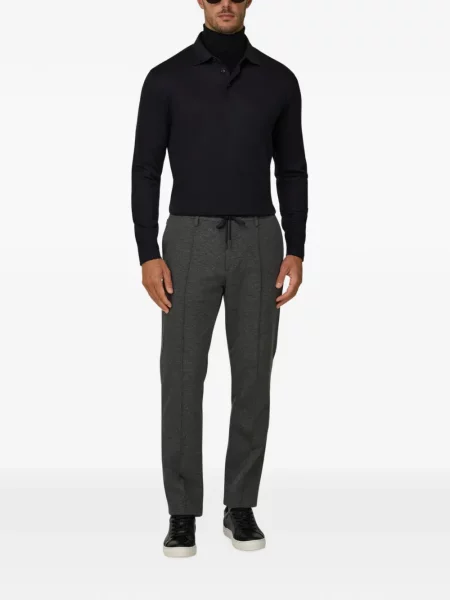 Pantaloni Boggi Milano din jerseu gri