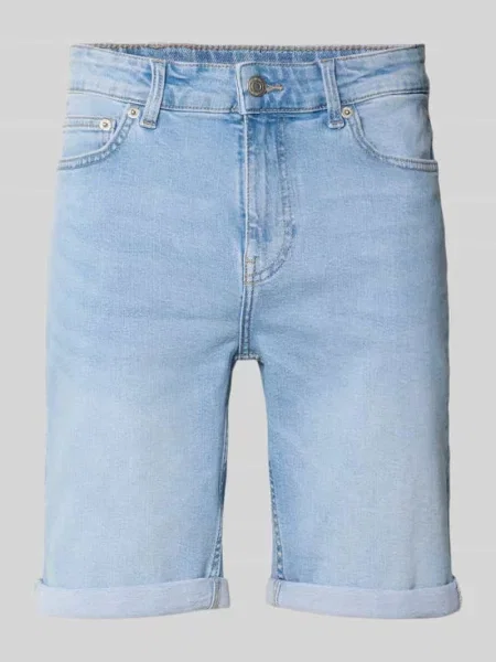 Szorty jeansowe o kroju regular fit z mieszanki bawełny model PLY' Only & Sons