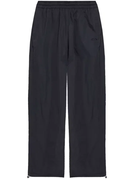 Pantaloni Vetements cu broderie negru