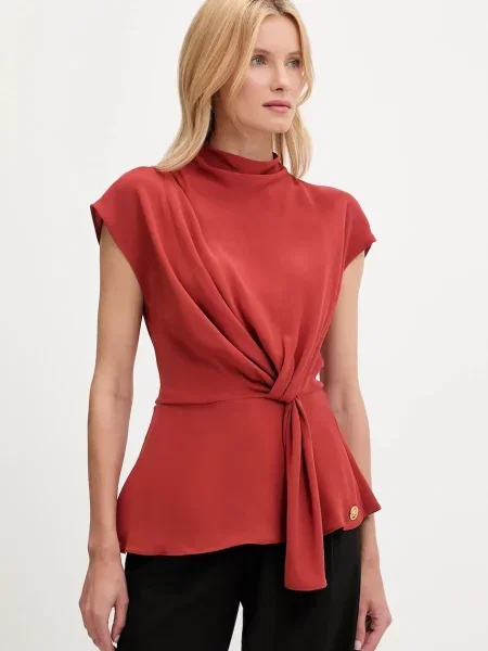 Halenka Karl Lagerfeld hladká oranžová