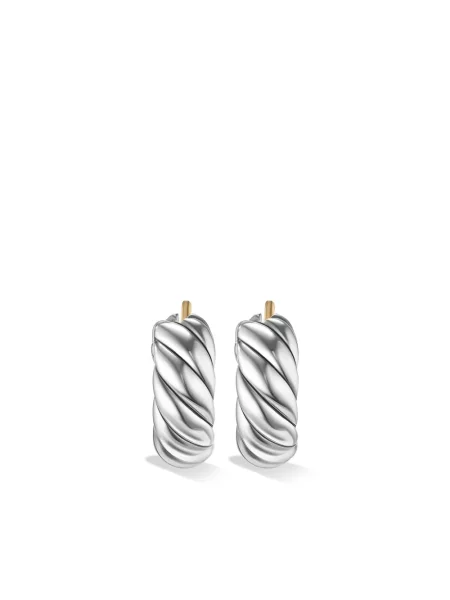 Cercei David Yurman argintiu
