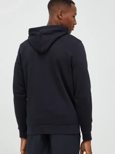 Under Armour kapucnis melegítőfelső férfi Essential Fleece fekete