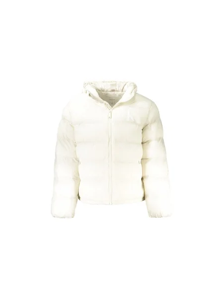 Geacă de blugi Calvin Klein Jeans alb