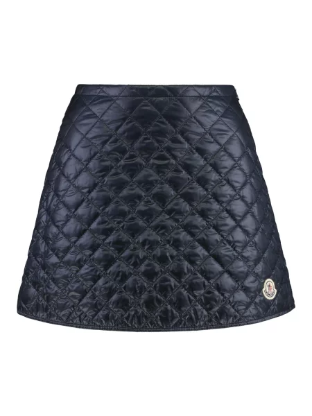 Spódnica mini Moncler pikowana niebieska