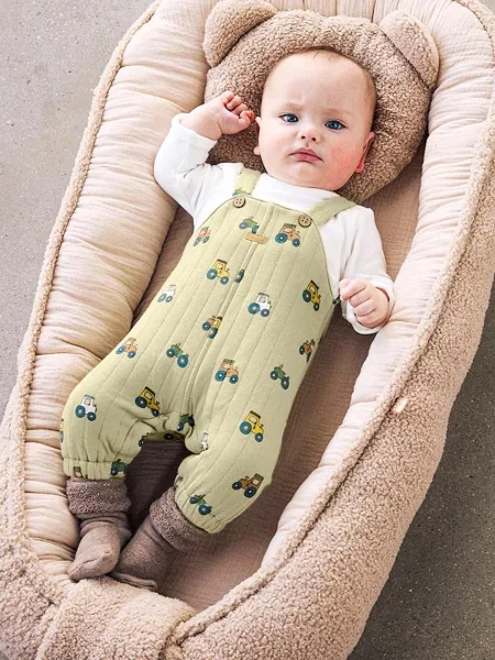 Mayoral Newborn kombinezon za bebe s pamukom zelena