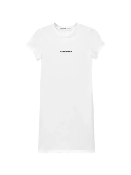 Rochie mini Alexander Wang cu imagine alb