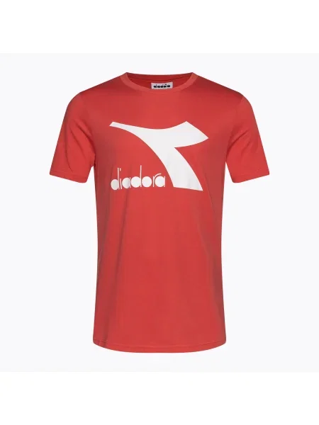 Olcsóbban. Férfi póló Diadora Core Sl rosso cayenne. Méret: XXL piros