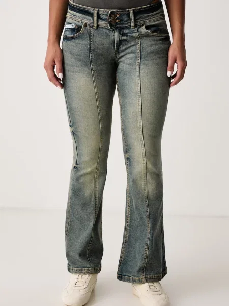 Juicy Couture flare džíny modré