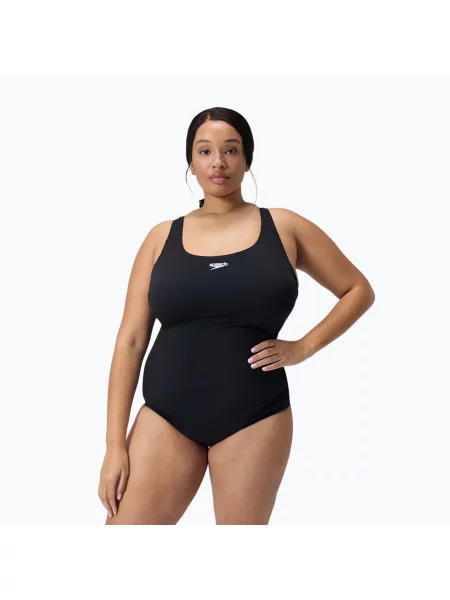 Дамски цял бански костюм Speedo Endurance+ Medalist Plus Size black черно