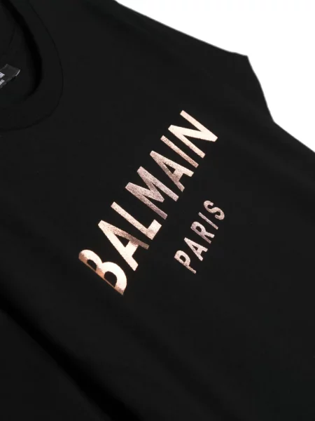 Koszulka dziecięca Balmain czarna