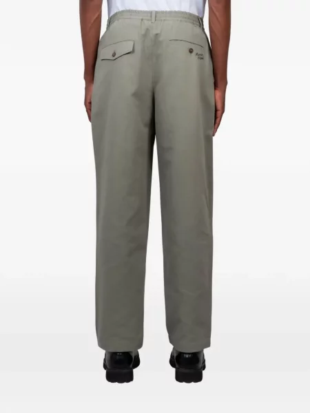 Pantaloni Maison Kitsune verde