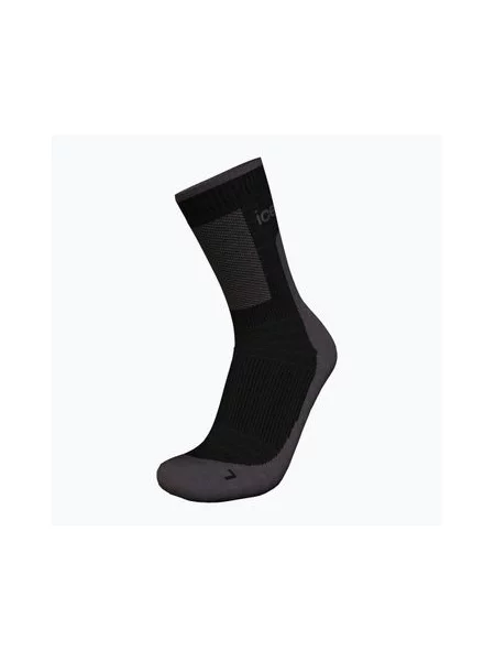Шкарпетки трекінгові icebreaker Merino Hike+ Medium Crew black/obsidian чорні