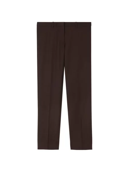 Pantaloni Burberry de lână maro