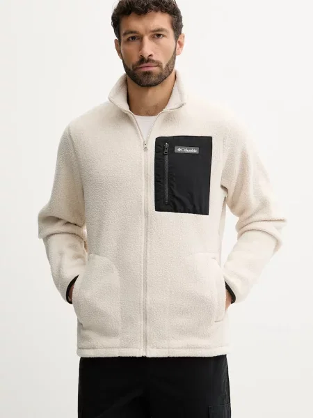 Dukserica Columbia Jasper bez uzorka bež