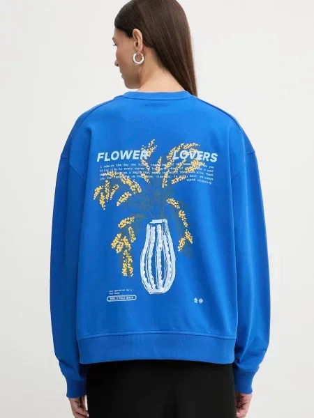 Marc O'Polo hanorac de cu imprimeu albastru