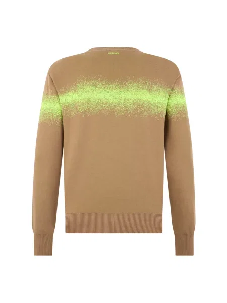 Sweter Herno w paski beżowy