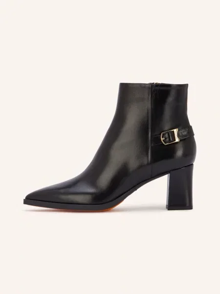 Santoni Botki Elly schwarz czarne