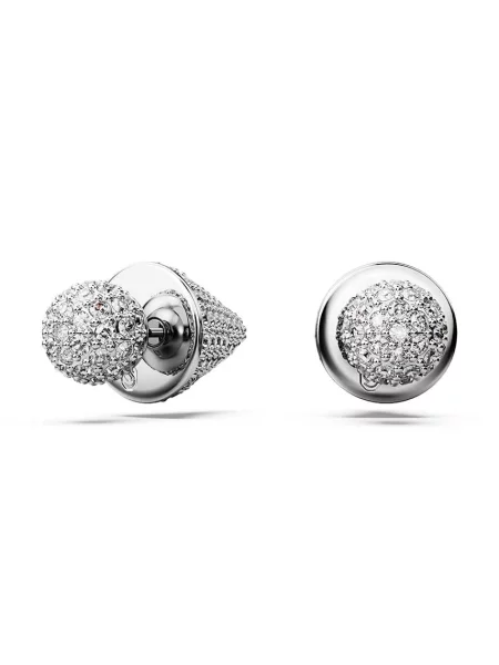 Kolczyki Swarovski szare