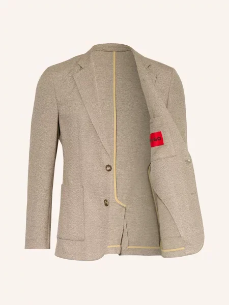 Hugo Oblek Hanfred Slim Fit medium beige béžový