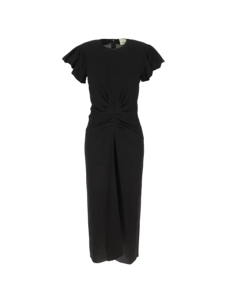 Rochie midi Isabel Marant cu volane negru