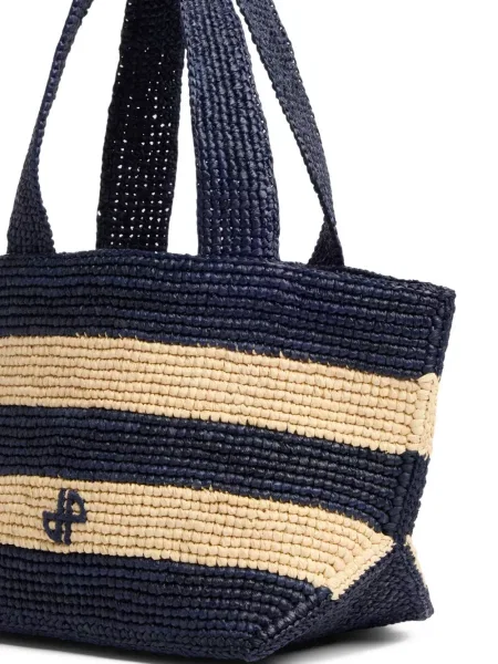 Prugasta torbica Patou plava