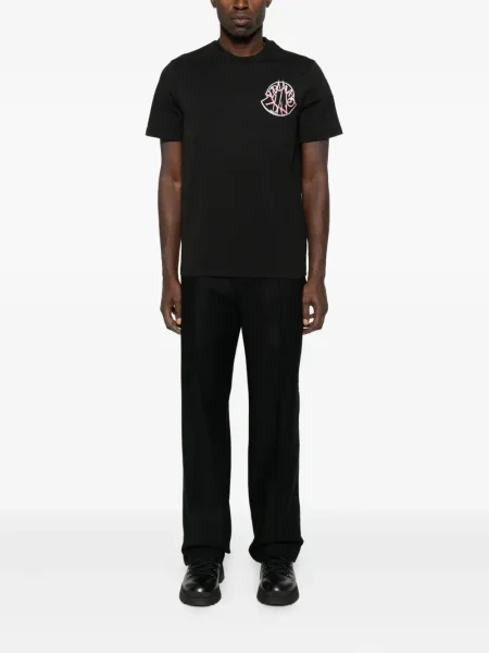 Tricou Moncler din jerseu negru