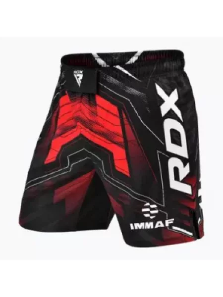 Тренувальні шорти RDX IMMAF схвалені для ММА чорні