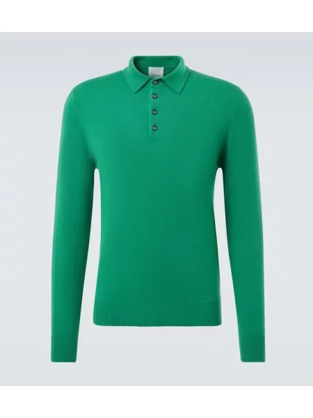 Pulover Allude din cașmir verde