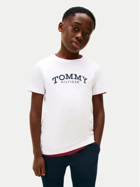 Tommy Hilfiger T-Shirt Monotype Print M biały