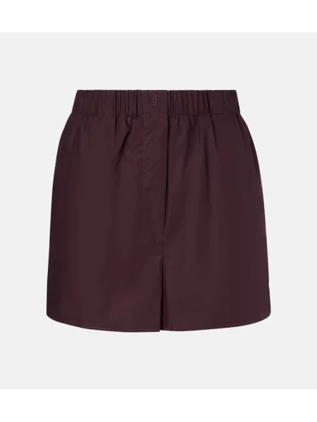 Pantaloni scurți The Frankie Shop bordo