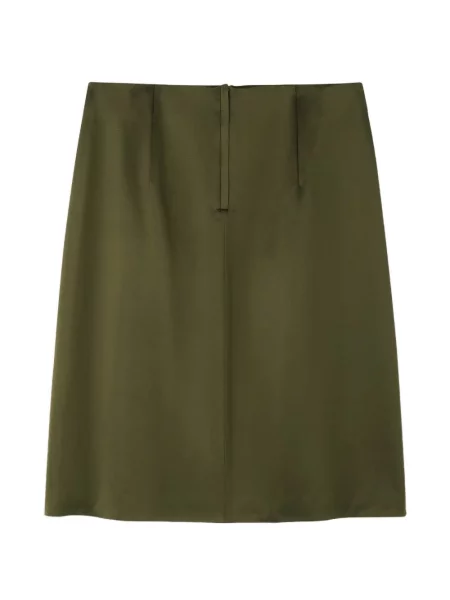 Fustă midi Shanghai Tang verde