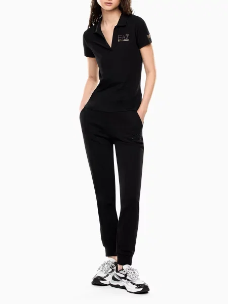 Поло Ea7 Emporio Armani чорне