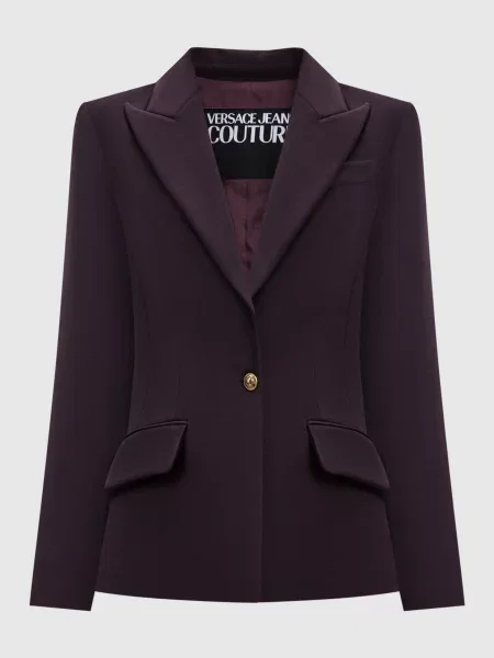 Жакет з логотипом Versace Jeans Couture фіолетовий
