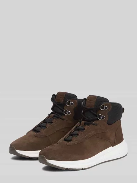 Kozaki z naturalnej skóry z bydlęcej Tommy Hilfiger