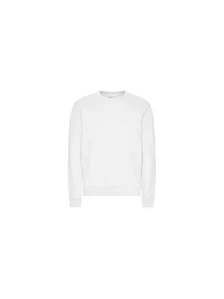 Colorful Standard Classic Organic Crew White Unisex Bluzy i bluzy z kapturem Colorful Standard Size: M biały