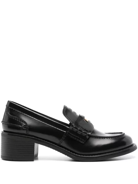 Pantofi loafer Miu Miu din piele negru