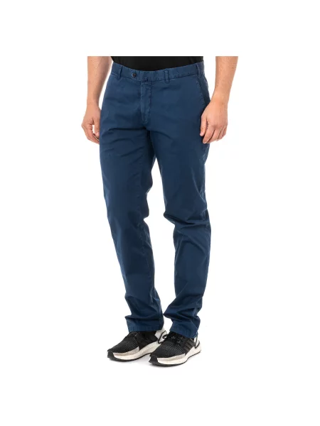 Pantaloni La Martina albastru