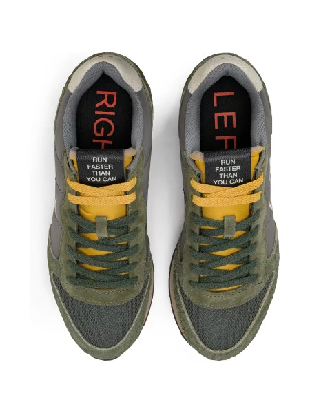 Pantofi Sun68 retro verde