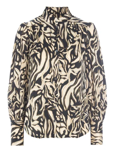 Dea Kudibal Bluza Keiladea ecru / zlata črna